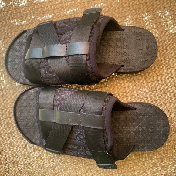 Dior alpha Black Sandals - Picture 1 of 9